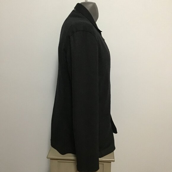 John Varvatos Collection Slim-fit Convertible Soft Wool Jacket Size L - Picture 3 of 15